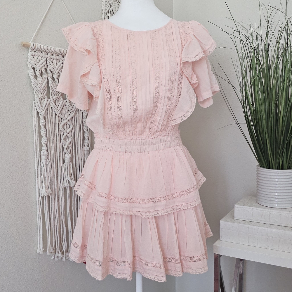 NWT Natasha Dress In Bellerose Pink, Size M